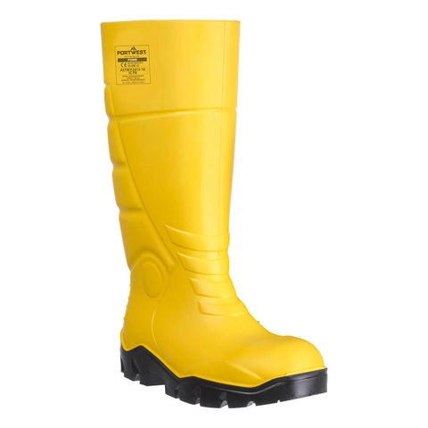 Portwest FD95YER PU Safety Rain boot S5 CI FO SR - Yellow - R