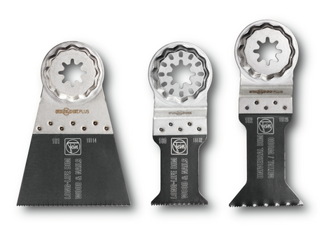 FEIN 35222952090 3 pc General Purpose Starlock+ Assorted blade set
