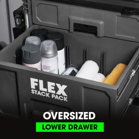 FLEX FS1106 StackPack 2-drawer Tool Box
