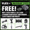 FLEX FX0411-1A 2.5Ah Lithium Starter Kit + Free Bare Tool