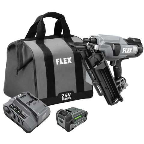 FLEX FX4351B-1C 21 Degree Framing Nailer Kit