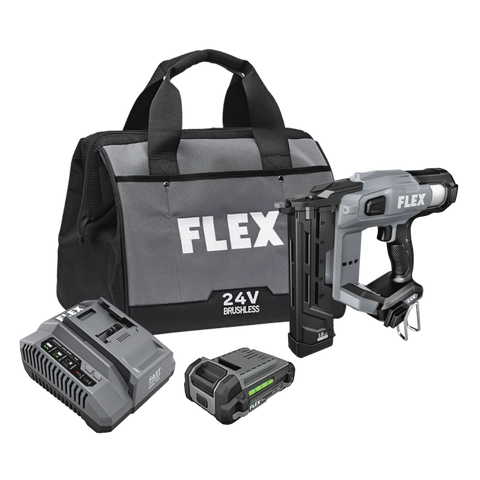 FLEX FX4511-1A 1/4" Narrow Crown Stapler Kit