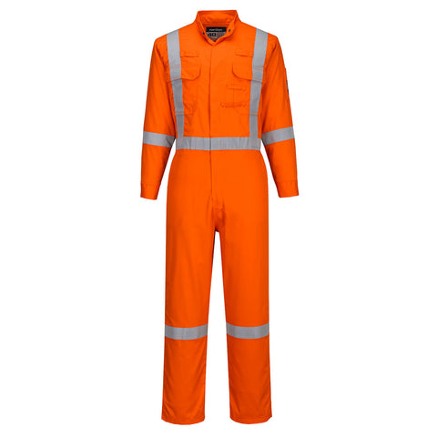 Portwest FR510ORT Bizflame 88/12 X Back 2" Iona FR Coverall - Orange Tall - T