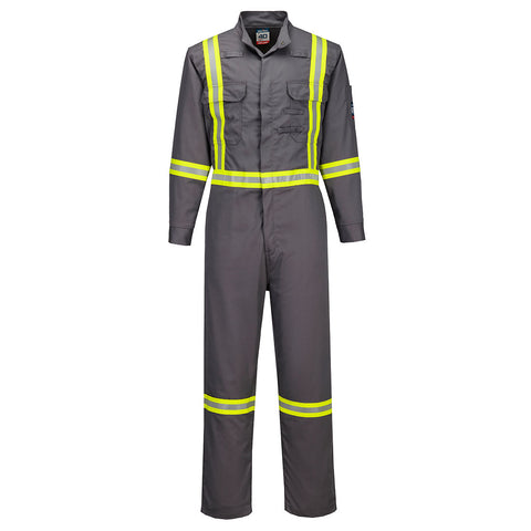 Portwest FR511GRR Bizflame 88/12 X Back 2" Iona Xtra FR Coverall - Gray - R