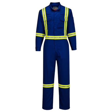 Portwest FR511RBT Bizflame 88/12 X Back 2" Iona Xtra FR Coverall - Royal Blue Tall - T
