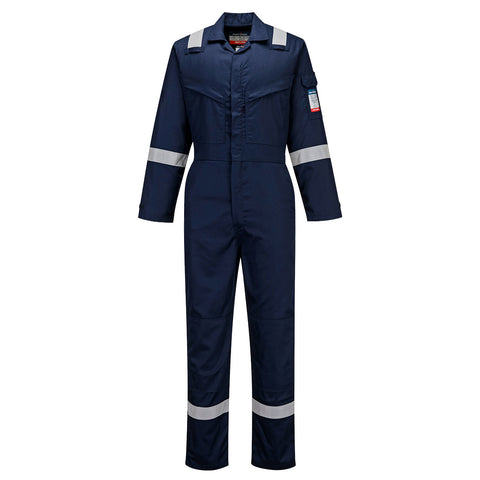 Portwest FR518NVR Bizflame Work Lightweight FR NFPA 2112 Coverall - Navy - R