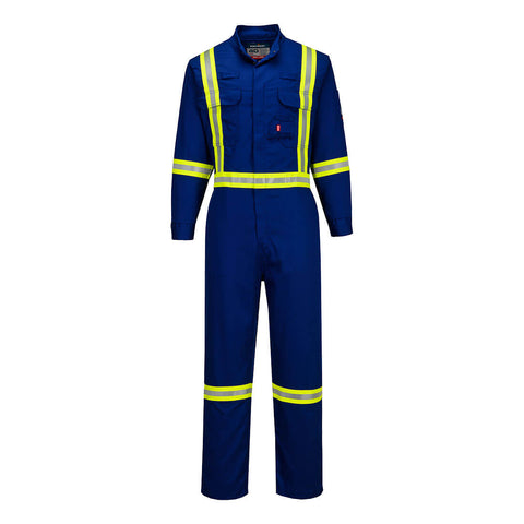 Portwest FR525RBR Bizflame 88/12 2" Xtra FR Coverall - Royal Blue - R