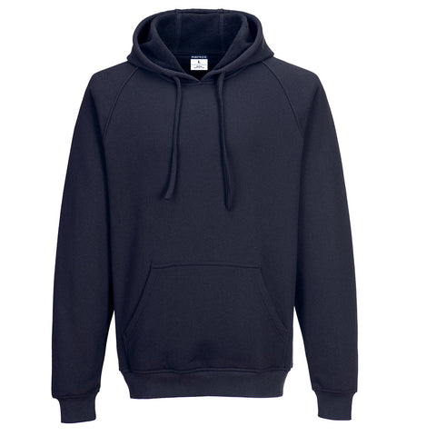 Portwest FR708NAR Bizflame Knit Heavyweight Hooded FR Sweatshirt - Navy - R