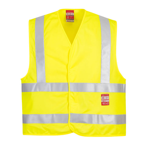 Portwest FR75YER Bizflame Hi-Vis FR Vest - Yellow - R
