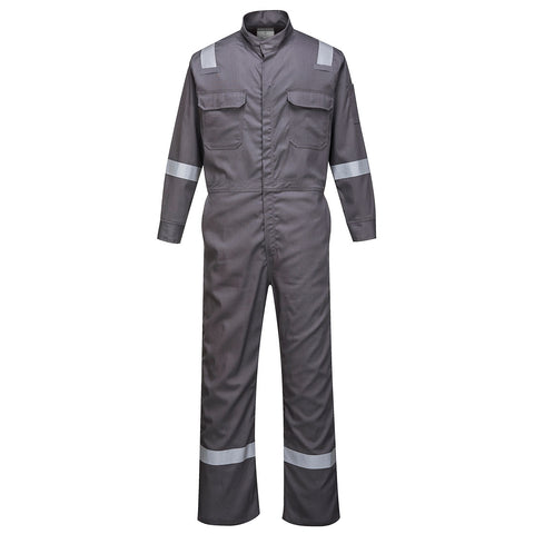 Portwest FR94GRT Bizflame 88/12 Iona FR Coverall - Gray Tall - T