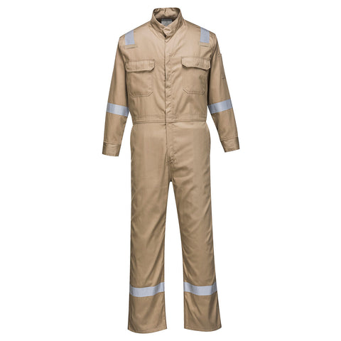 Portwest FR94KHR Bizflame 88/12 Iona FR Coverall - Khaki - R