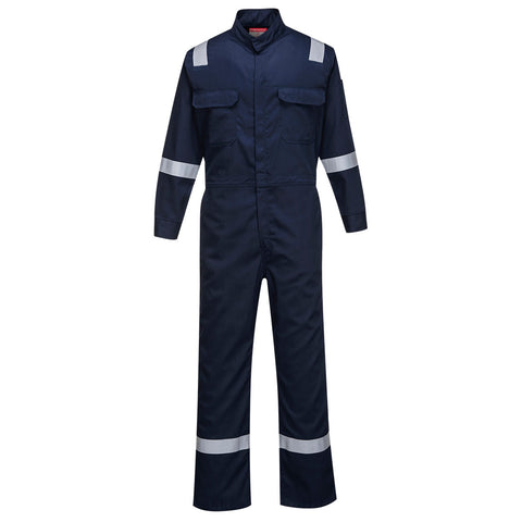 Portwest FR94NAT Bizflame 88/12 Iona FR Coverall - Navy Tall - T