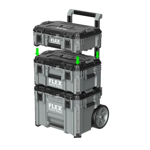 FLEX FSM1101-3 Stack Pro 3pc Storage System