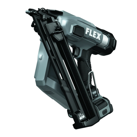 FLEX FX4311B-1A 15Ga Angled Nailer Kit (1x2.5Ah Battery+160W Charger)