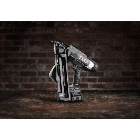 FLEX FX4311B-1A 15Ga Angled Nailer Kit (1x2.5Ah Battery+160W Charger)