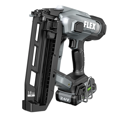 FLEX FX4321-1A 16Ga Straight Nailer Kit (1x2.5Ah Battery+160W Charger)