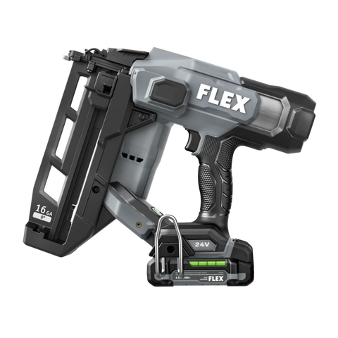 FLEX FX4321-1A 16Ga Straight Nailer Kit (1x2.5Ah Battery+160W Charger)