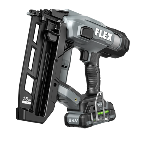 FLEX FX4321-1A 16Ga Straight Nailer Kit (1x2.5Ah Battery+160W Charger)