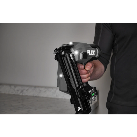 FLEX FX4321A-1A 16Ga Angled Nailer Kit (1x2.5Ah Battery+160W Charger)