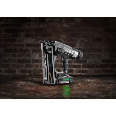 FLEX FX4321A-1A 16Ga Angled Nailer Kit (1x2.5Ah Battery+160W Charger)