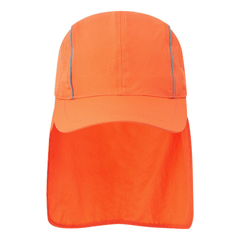 Portwest HA22OR Breathable Sun Shield Cap - Orange - R