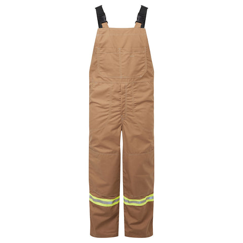 Portwest IAS3122BRR Avenger 12oz Duck Bib Pants - Brown - R