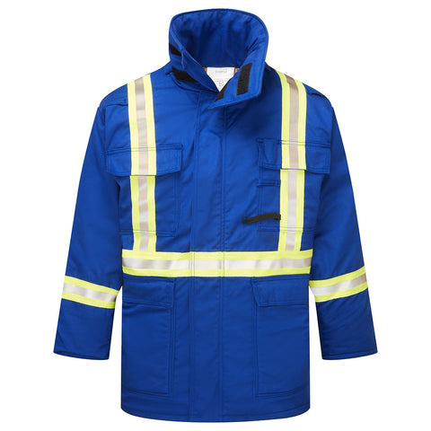 Portwest IAS3215RBT Avenger 9oz Insulated Parka - Royal Blue Tall - T