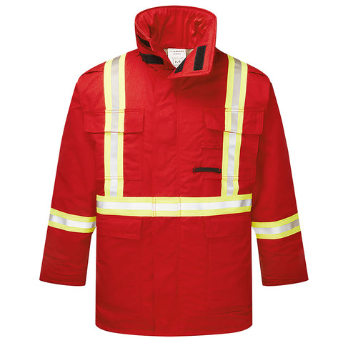 Portwest IAS3215RER Avenger 9oz Insulated Parka - Red - R