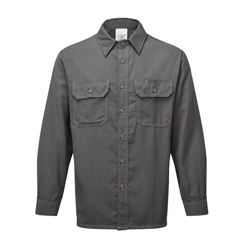 Portwest IDHP650GRR Westex DH Air 5.5oz Deluxe Work Shirt - Gray - R