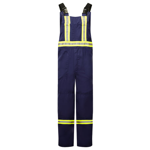 Portwest IDHS122NAR Westex DH Antistat 6.5oz Bib Pants - Navy - R