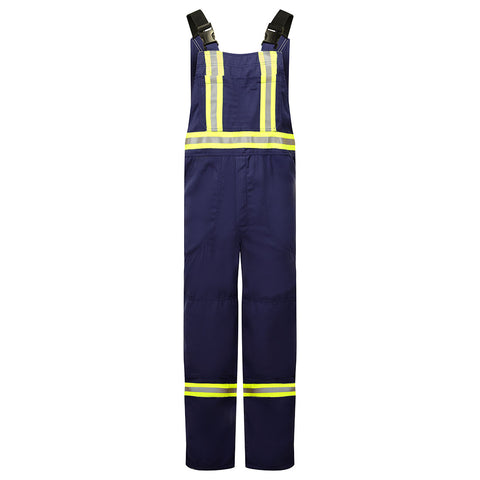 Portwest IDHS122NAT Westex DH Antistat 6.5oz Bib Pants - Navy Tall - T
