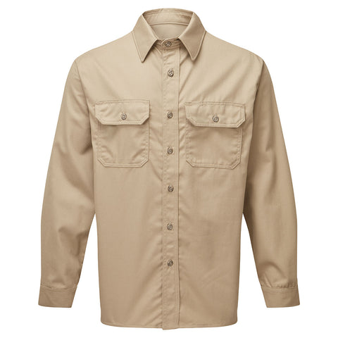 Portwest IUP650KHR Ultrasoft 7oz Deluxe Work shirt - Khaki - R
