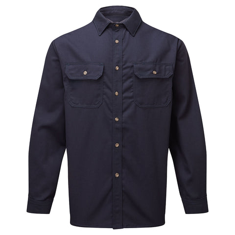 Portwest IUP650NAR Ultrasoft 7oz Deluxe Work shirt - Navy - R