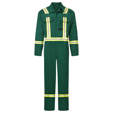 Portwest IUS102FGT Ultrasoft 7oz Deluxe Coverall - Forest Green Tall - T