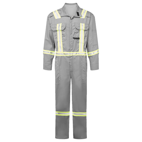 Portwest IUS102GRT Ultrasoft 7oz Deluxe Coverall - Gray Tall - T