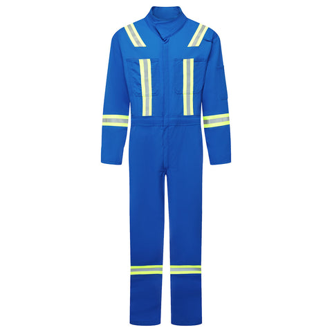 Portwest IUS107RBT Ultrasoft 7oz Contractor Coverall - Royal Blue Tall - T
