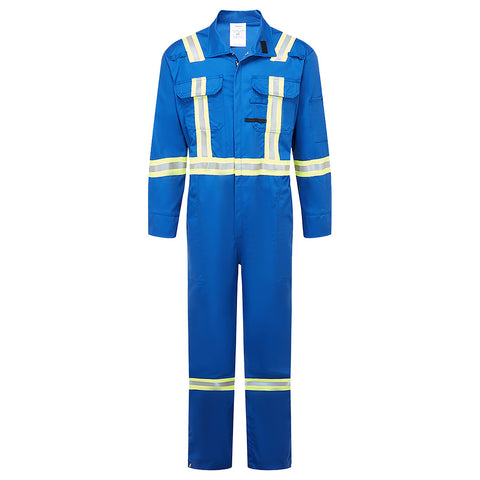 Portwest IUS109RBT Ultrasoft 9oz CSA Deluxe Coverall - Royal Blue Tall - T