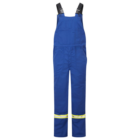 Portwest IUS122RBR Ultrasoft 9oz Bib Pants - Royal Blue - R