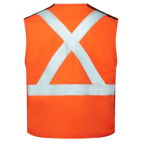 Portwest IUS1715ORR Ultrasoft 7oz FR Yard Vest - Orange - R