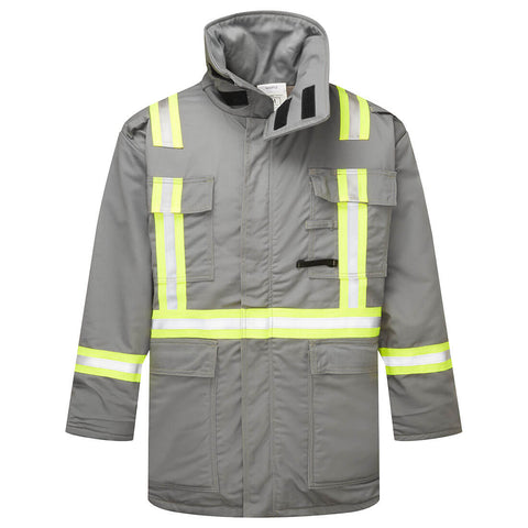Portwest IUS215GRT Ultrasoft 9oz Insulated Parka - Gray Tall - T