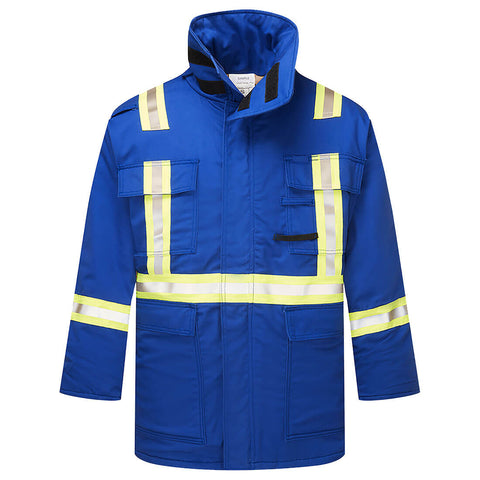 Portwest IUS215RBT Ultrasoft 9oz Insulated Parka - Royal Blue Tall - T