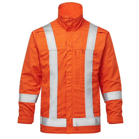 Portwest IUS412ORR Ultrasoft 7oz Skyline Summer Bomber Jacket - Orange - R
