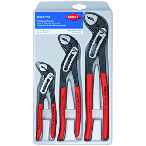 KNIPEX 002007US1 3 Pc Alligator Pliers Set