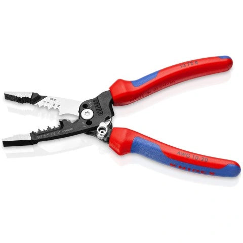 KNIPEX 13728SBA 8" Forged Wire Stripper 20-10 AWG