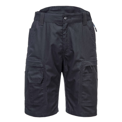 Portwest KX340BKR KX3 Ripstop Shorts - Black - R