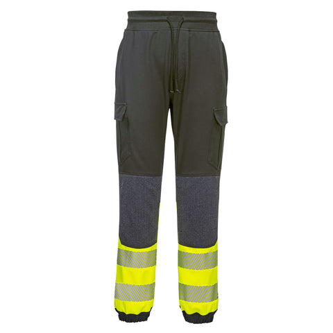 Portwest KX341KYR PW3 Hi-Vis Flexi Pants - Black/Yellow - R