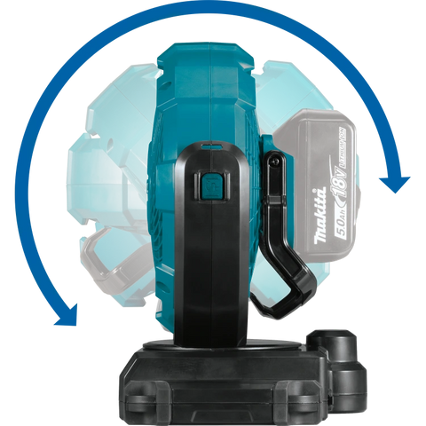 Makita DCF102Z 18V LXT® Lithium‑Ion Cordless 7‑1/8" Fan, Tool Only