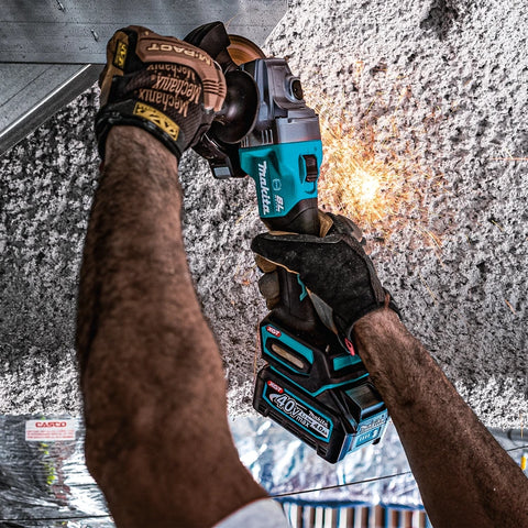 Makita GAG01M1 40V max XGT® Brushless Cordless 4‑1/2” / 5" Angle Grinder Kit, with Electric Brake (4.0Ah)