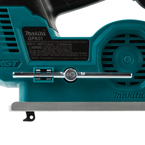 Makita GPK01Z 40V max XGT® Brushless Cordless 3-1/4" Planer, AWS® Capable (Tool Only)