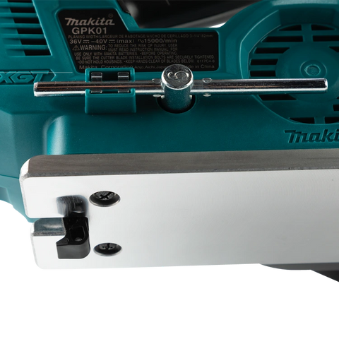 Makita GPK01Z 40V max XGT® Brushless Cordless 3-1/4" Planer, AWS® Capable (Tool Only)